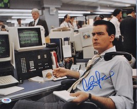 Charlie Sheen Signed Photo - Wall Street 11&quot;x 14&quot; w/COA - £203.66 GBP