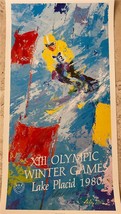 LeRoy Neiman &quot;XIII Winter Olympic Games Lake Placid 1980&quot; Hand Signed Lithograph - £232.85 GBP