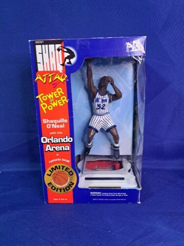  Shaq Attack Tower of Power Kenner SHAQUILLE O'NEAL Orlando Magic Toy Damage Box - $23.36