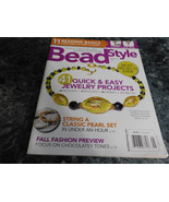 BeadStyle Magazine September 2007 cha cha in 4 steps - £2.36 GBP