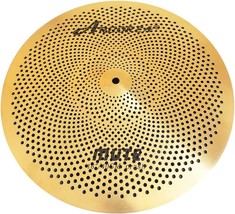 Golden Splash Crash Mute Cymbal From Arborea That Is A Low Volume Cymbal... - £36.01 GBP