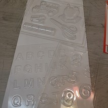 Chocolate Candy Mold Letters Numbers School Teacher - $10.00