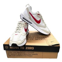 Nike Air Max Dawn White University Red Athletic Sneakers DQ3991-100 Mens... - $140.24