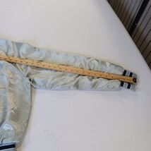 Vtg Aristo Jac By Hilton Chandler Ready Mix Men’s M Gray Satin Baseball Jacket image 8