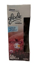 Glade Scented Oil Candle Refills Apple Cinnamon – 4 Pack – HTF Discontin... - $262.60 MXN