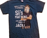 DUCK DYNASTY UNCLE SI Men&#39;s Cotton Polyester Blue Shirt Top Hunting XL NEW - $16.82