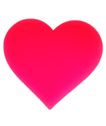 Piktrik Heart Paddle Skin – Voltage Pink (Neon Pink) Pickleball Paddle A... - $9.99