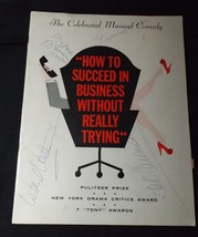 Autographs/Clippings/Program How To Succeed in Business Without Really Trying’64 - £49.55 GBP