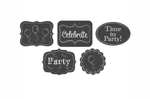 Chalkboard Celebration Assorted Cut Outs - $4.93