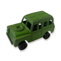 Vintage 1960s Tootsie Toy Metal Land Rover Green Die Cast Car Made in USA - £5.38 GBP