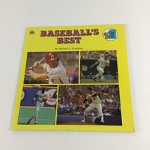 Golden Look Look Book Baseball&#39;s Best Paperback Book Vintage 1989 Goodman - £10.04 GBP