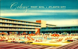Vintage Postcard &quot;Colony Resort Hotel&quot; Atlantic City New JERSEY-BK33 - £2.37 GBP