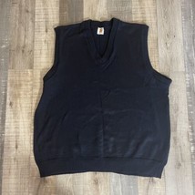A+by SAI Mens Vest Sz 2XL Black Wear Tested 100% Acrylic - £14.84 GBP