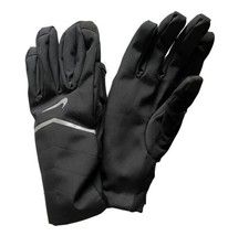 Nike Women&#39;s Aeroshield Running Gloves Size Medium Reflective Black - £22.63 GBP