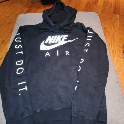 Primary image for Vintage Nike Air Reverse Weave hoodie just do it mens size small sleeve graphics