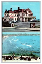 Dual View Cliff Walk Manor Newport Rhode Island RI UNP Chrome Postcard O22 - £3.01 GBP