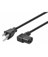 Right angLe 6ft = 72&quot; Power Cord 3 prong NEMA 5-15P to IEC pc amp MONOPR... - $411.24 MXN