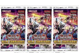 Yu-Gi-Oh - Pack Of 9 Wild Survivors - Sleeved Booster   Factory Sealed from PR - $39.71