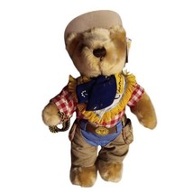 Herrington Teddy Bears Vtg Dallas Rodeo Cowboy Bear Personalized Wichita KS 11&quot; - £13.93 GBP