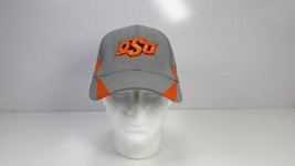 Oklahoma State Cowboys Grey Orange Top of the World Baseball Hat One Size - £7.84 GBP