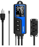 Xetron Temperature Controller Digital with Cooling Heating Pre-Wired Out... - $33.89 CAD