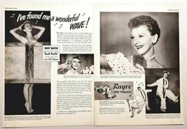 1950 Print Ad &quot;South Pacific&quot; Movie Actress Mary Martin Rayve Home Permanent  - £10.39 GBP