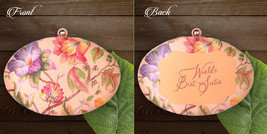 Floral printed oval clutch,sister gifts,sister birthday gift,Rakshabandhan gift - £44.60 GBP