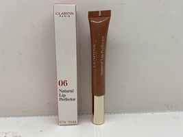 Clarins Natural Lip Perfector #06 Rosewood Shimmer Full Size NIB - €13,59 EUR