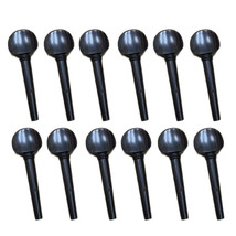 3/4-4/4 Size High Quality Ebony Violin Tuning Pegs Pre drilled Pack of 12 - $14.99