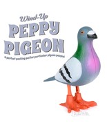 HUGE WIND-UP PEPPY PIGEON - 5&quot; Tall - Novelty Fun Gag Gift - €8,67 EUR