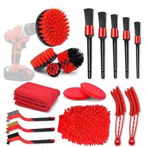 18 Piece Scrub Drill Cleaning Brushes Attachment Set Washing Car Tools - £46.39 GBP