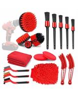 18 Piece Scrub Drill Cleaning Brushes Attachment Set Washing Car Tools - £46.35 GBP