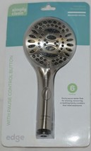Simply Clean 8402100SC Brushed Nickle Finish Handheld Showerhead 6 Settings image 1