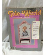 vintage Tole World Magazine Patterns fine art decorative Painting Jan/Fe... - £7.85 GBP