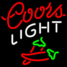 Coors Light Two Chili Pepper Neon Sign - £556.73 GBP