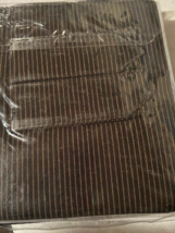 Primitive new Black Ticking Curtains - 63 inch length image 2