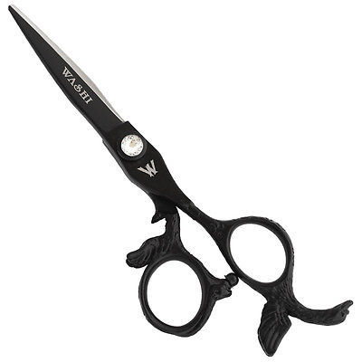 washi black swan shear zxk japan 440c best professional hairdressing scissors - $203.00