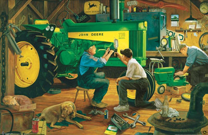John Deere Time Together Cross Stitch Pattern***L@@K*** - $2.95