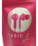 New Defunc Basic Earbuds - Pink for Music Lovers - $13.46