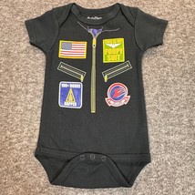 Sara Kety One Piece Unisex 6-12 Months Black Haha Patches - $11.99