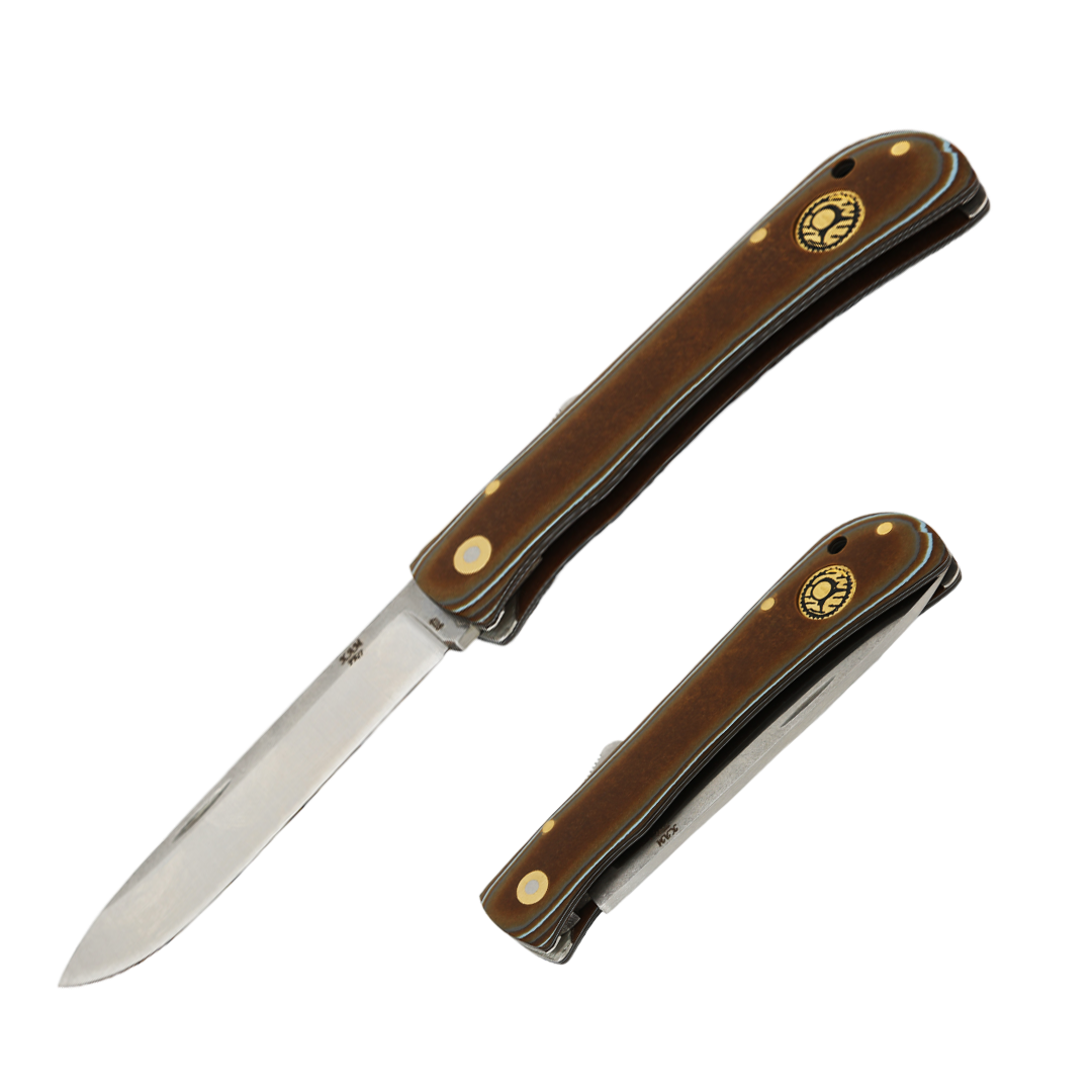 Kam Knife - PR77 - 4116 Steel - Micarta Handle -  Black Lock Knife - $60.00