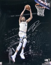 Giannis Antetokounmpo Firmado 16x20 Milwaukee Bucks Dunk Foto Bas ITP - £195.02 GBP