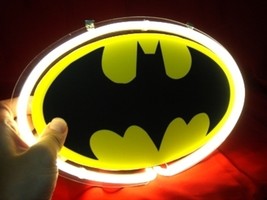 Batman Comic Hero Animation Neon Sign 10&quot;x6&quot; - £58.05 GBP