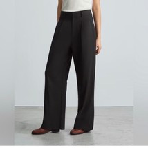 Everlane The Way High Drape Pant. Black, 12 short, high rise, wide leg, ... - £36.75 GBP