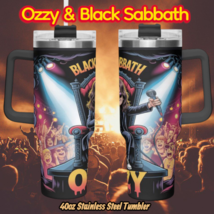 OZZY &amp; BLACK SABBATH | Limited Edition Cartoon Tumbler | Free Ship - $52.02 CAD