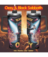 OZZY &amp; BLACK SABBATH | Limited Edition Cartoon Tumbler | Free Ship - $705.25 MXN
