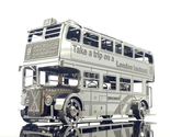 IRON STAR Stainless Sliver 3D Metal Puzzle Kits London Bus Car Assemble ... - $30.68