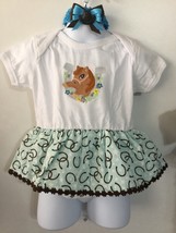 Embroidered Infant Western Horse Pony Bodysuit Size 24 months + Headband - $21.95