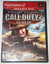 Playstation 2   Special Edition  Call Of Duty 2 Big Red One (Complete W/ Manual) - $18.00