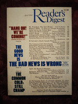 Readers Digest April 1984 Carl T. Rowan Katharine Hepburn Hal Borland - £5.39 GBP